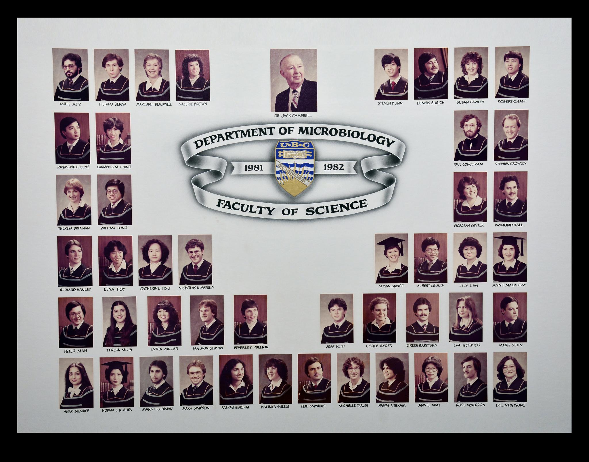 Graduating Class of 1981-1982