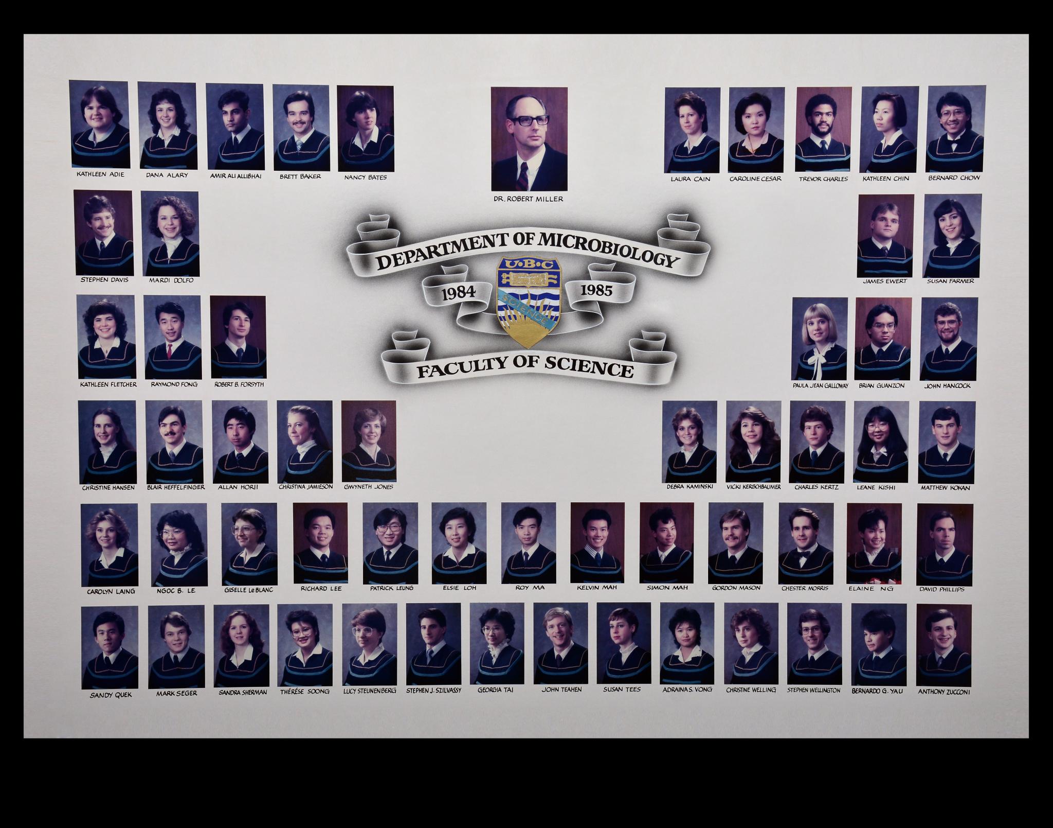 Graduating Class of 1984-1985